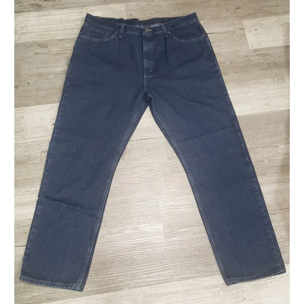 Wrangler Regular Fit Dark Denim Blue Jeans | Brand New w. Tags | Size 40 x 32
